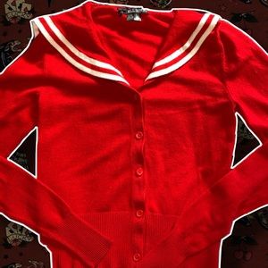 Hell Bunny Sailor Cardigan Sweater